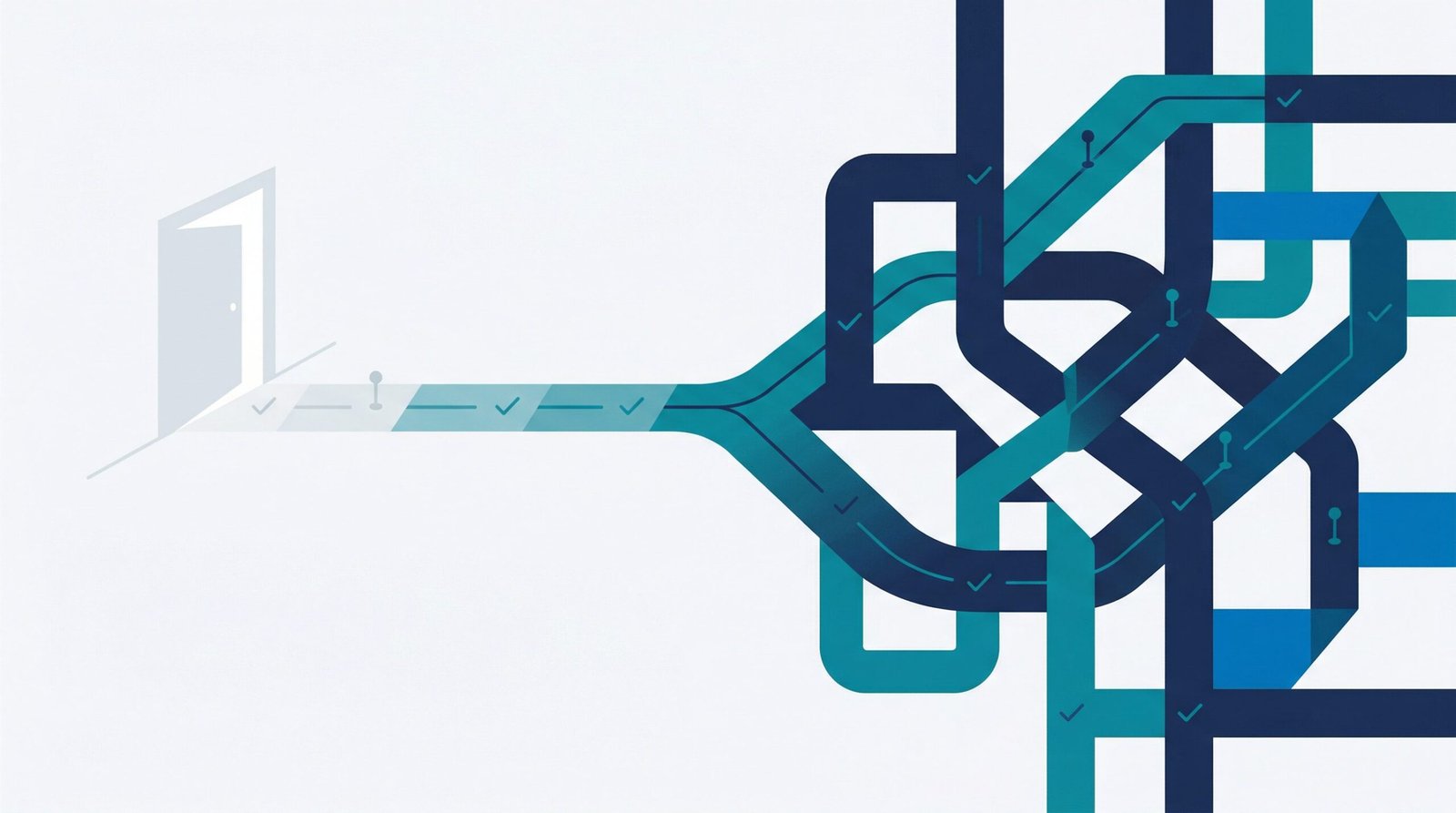 Salesforce onboarding pathway showing structured journey from new hire orientation through 90-day integration into the team